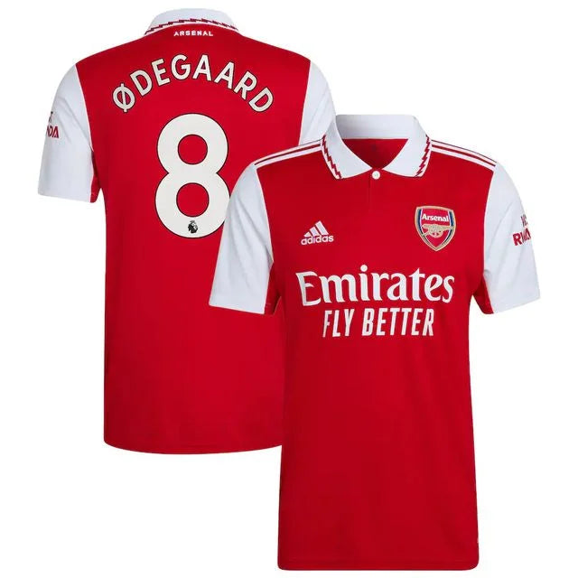 Camisa Arsenal I 22/23 - Adidas Torcedor Masculina Personalizada  Odegaard N° 8