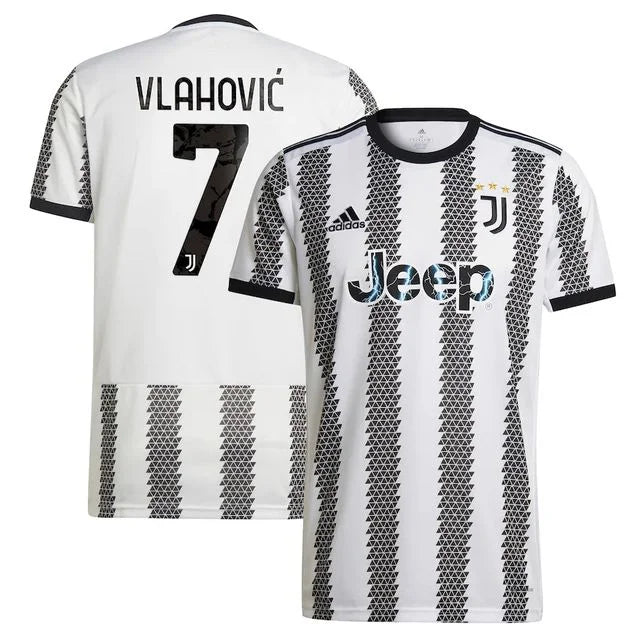 Camisa Juventus I 22/23 - Adidas Torcedor Masculina  Personalizada VLAHOVIC  N° 7