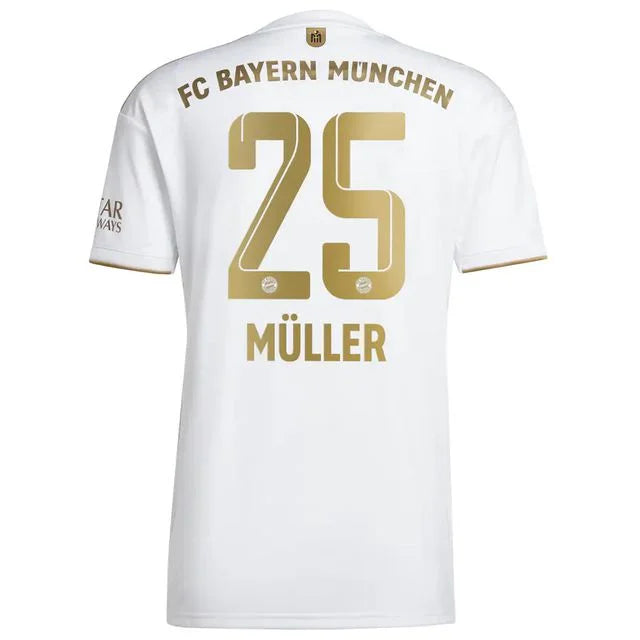 Camisa Bayern Munchen II 22/23 - Adidas Torcedor Masculina - Personalizada MULLER N°25