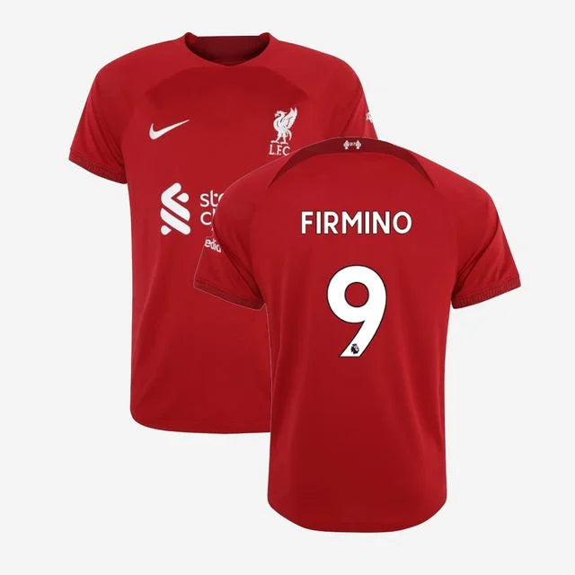 Camisa Liverpool I 22/23 - Nike Torcedor Masculina Personalizada FIRMINO N° 9