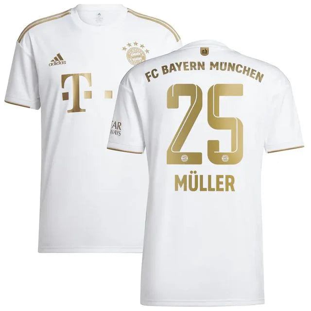 Camisa Bayern Munchen II 22/23 - Adidas Torcedor Masculina - Personalizada MULLER N°25