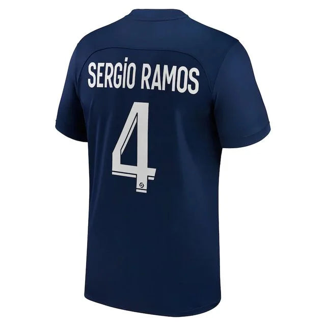 Camisa PSG I 22/23 - Nike Torcedor Masculina Personalizada SERGIO RAMOS N°4