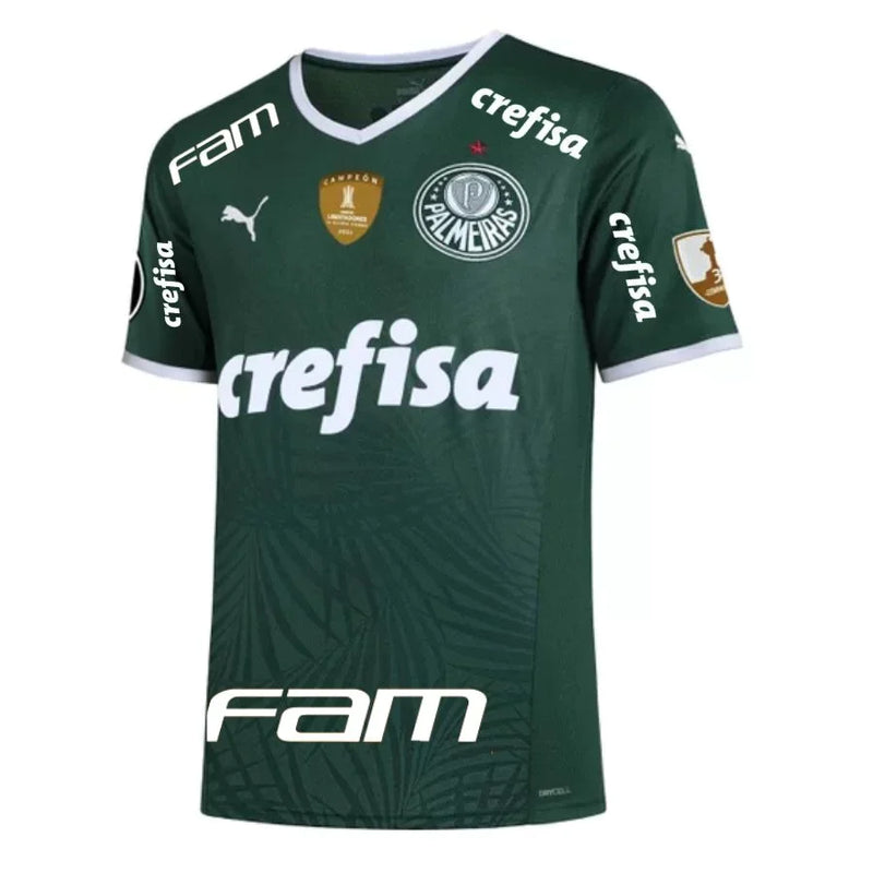 Camisa Palmeiras I 22/23 Libertadores 2022 Com Todos Patchs - Puma Torcedor Masculino