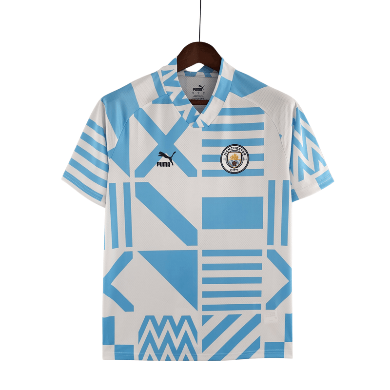 Camisa Manchester City Pré Jogo 22/23 - Puma Torcedor Masculina