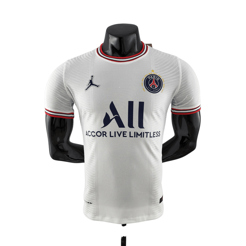 Camisa PSG IIII 21/22 - Jordan Versão Jogador Masculina - Branca