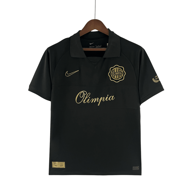 Camisa Olímpia 100 anos 22/23 - Nike Torcedor Masculina - Preto