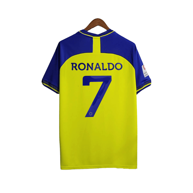 Camisa Al Nassr Home 22/23 - Torcedor Pro Masculina Personalizada RONALDO N° 7