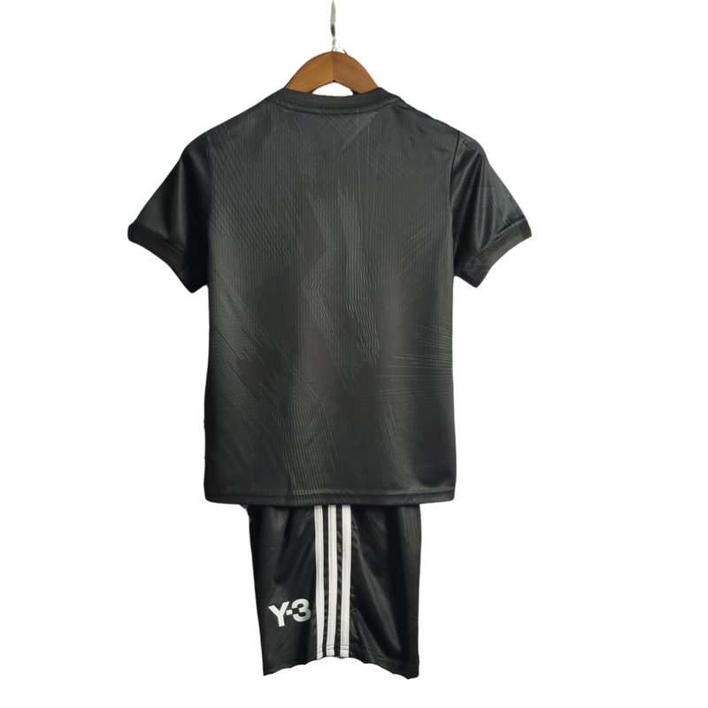 Kit Infantil Real Madrid Y3 Black  23/24 - Adidas Y3