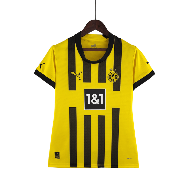 Camisa Borussia Dortmund I 22/23 - Puma Torcedor Feminina