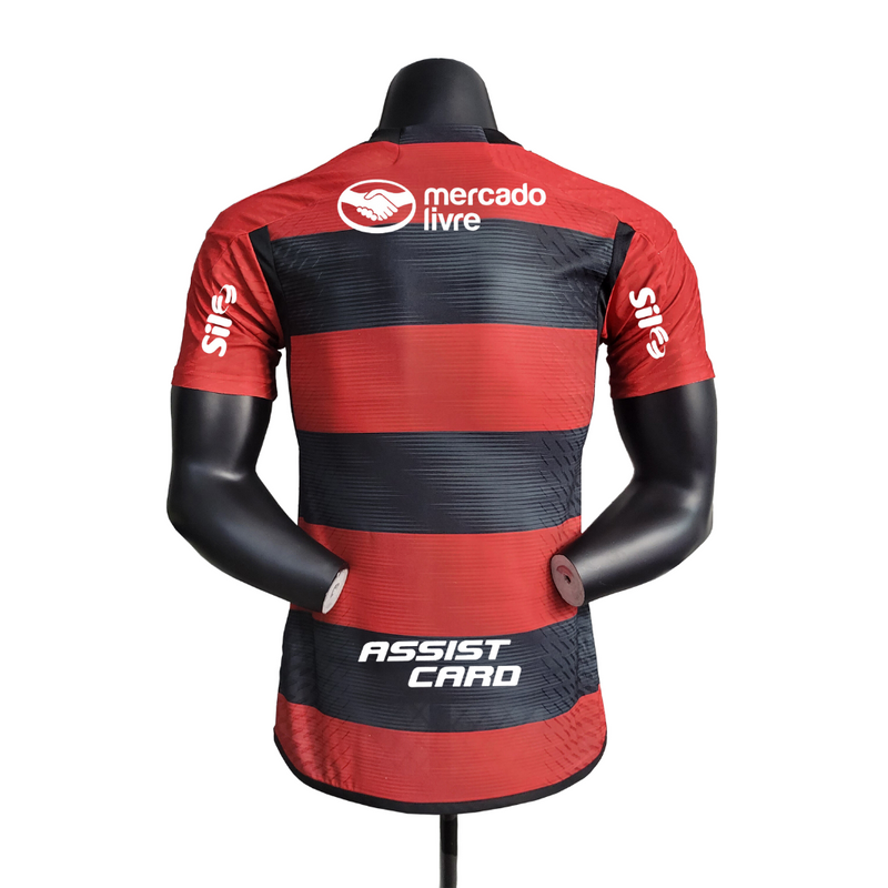 Camisa Flamengo I 22/23 - Adidas Versão Jogador Masculina com patrocínios - Vermelho