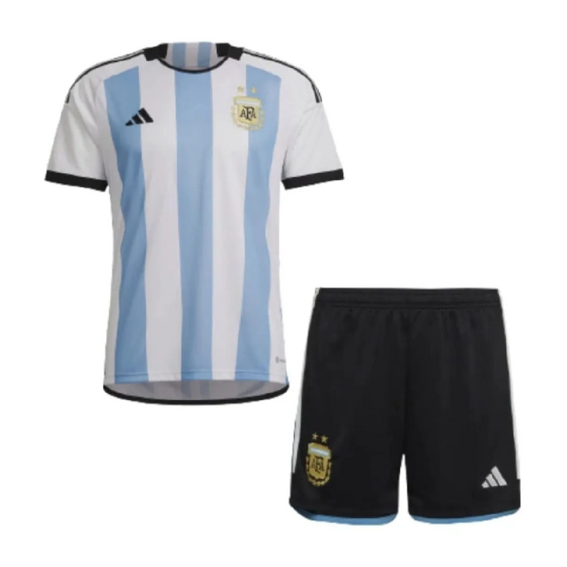 Kit infantil Argentina Personalizado Messi nuemro 10  - Wc 2022