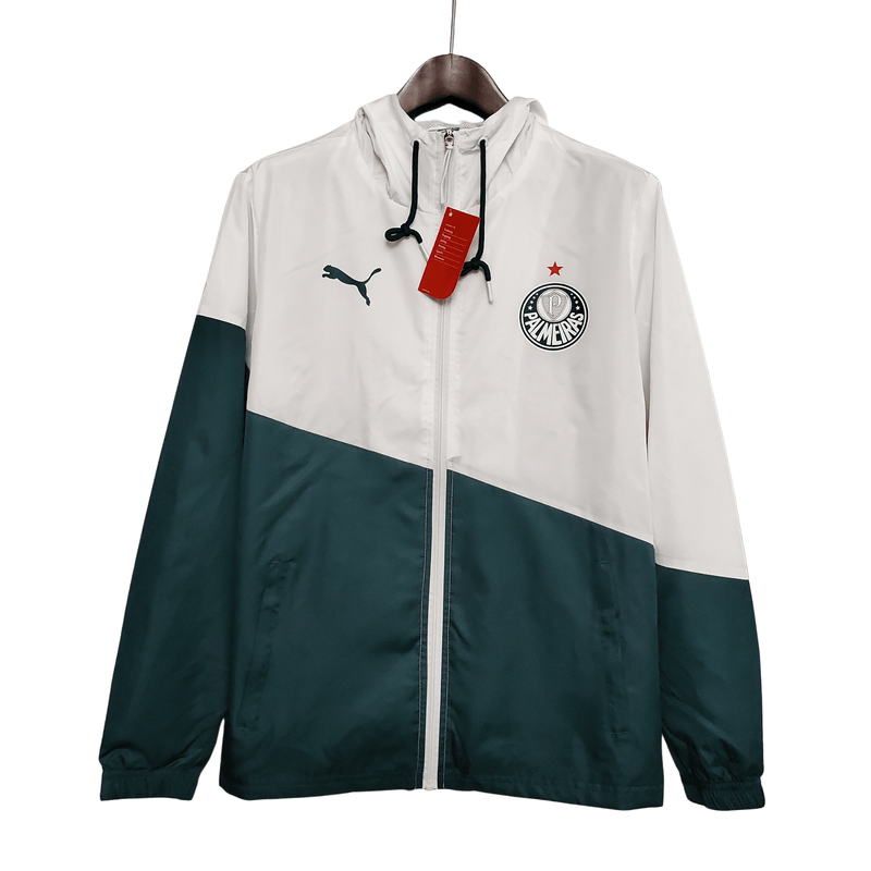 Corta Vento Palmeiras 2022 - Puma Branca e verde