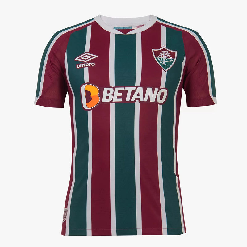 Camisa Fluminense I 22/23 - Umbro Torcedor Masculina - Vinho+Verde