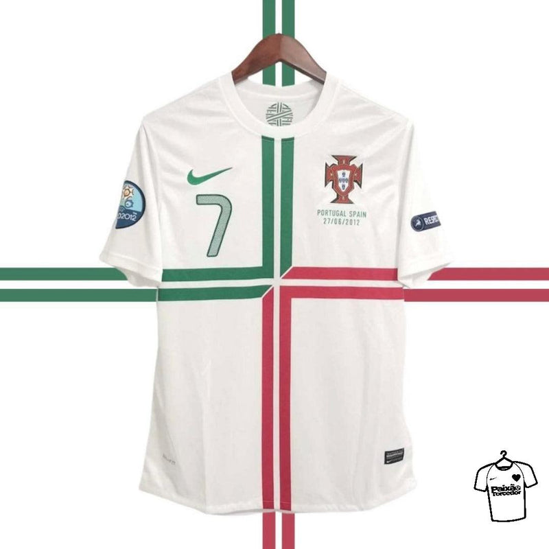 Camisa Portugal Retro Euro 2012 - Nike Torcedor Masculina Personalizada RONALDO Nº7