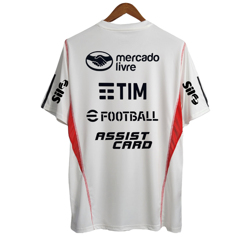 Camisa Flamengo Treino 23/24 - Adidas Torcedor Masculina com todos os Patrocinios