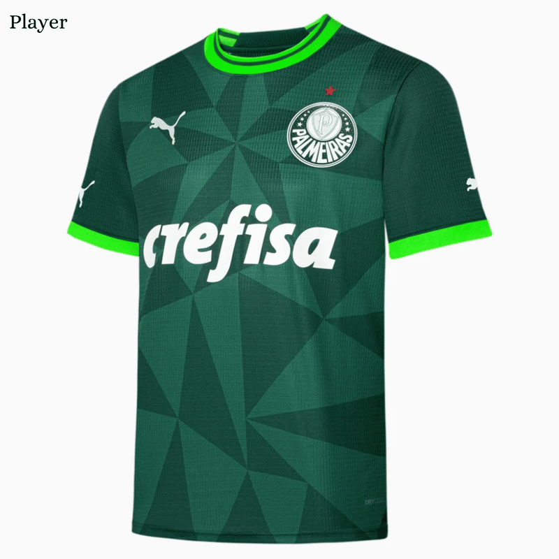 Camisa Palmeiras Home 23/24 - Puma Versão Jogador Masculina - Verde