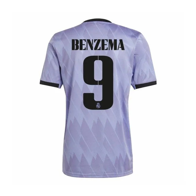 Camisa Real Madrid II 22/23 - Adidas Torcedor Masculina Personalizada BENZEMA N° 9