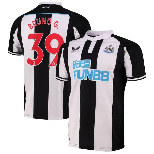 Camisa Newcastle United 21/22 - Castore Torcedor Masculina Personalizada BRUNO G. Nº39