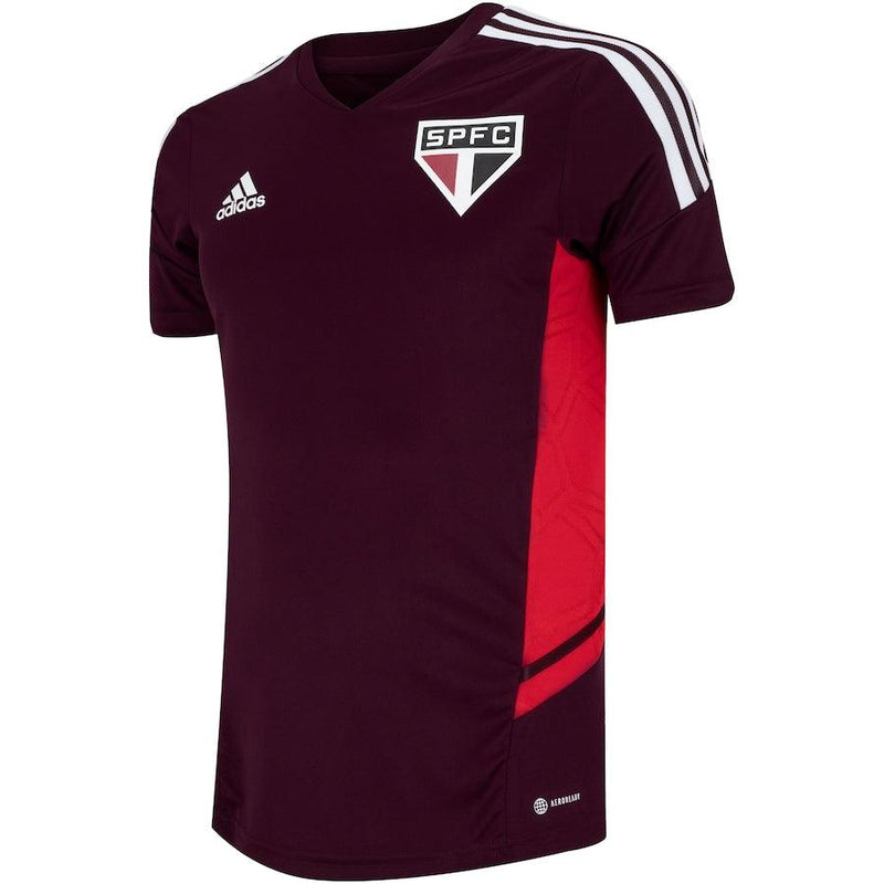 Camisa São Paulo Treino 22/23 Torcedor Adidas Masculina - Vinho