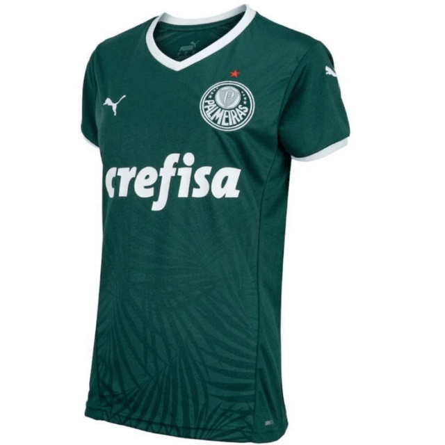 Camisa Palmeiras I 22/23 - Puma Torcedor Feminina - Verde