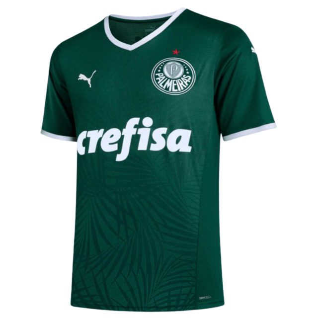 Camisa Palmeiras I 22/23 - Puma Torcedor Masculina - Verde