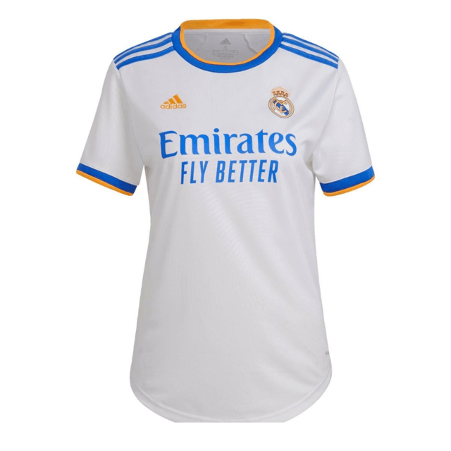 Camisa Real Madrid I 21/22 - Adidas Torcedor Feminina - Branca