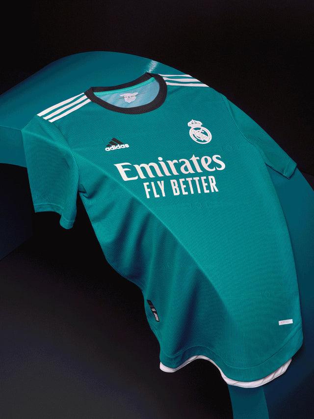 Camisa Real Madrid III 21/22 - Adidas Torcedor Masculina - Verde Esmeralda