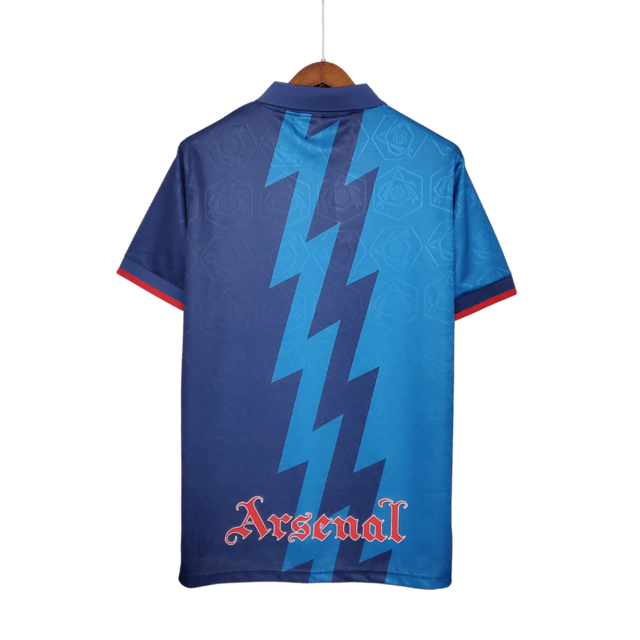 Camisa Arsenal Retro II 95/96 Torcedor Nike Masculina - Azul Marinho