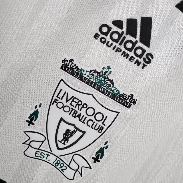 Camisa Liverpool Retro II 93/95 - Adidas Torcedor Masculina - Branca, Verde e Preto