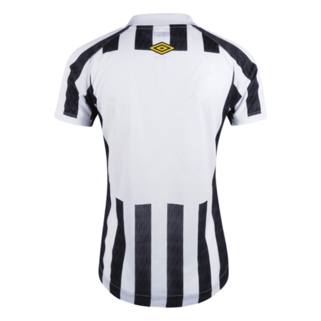 Camisa Santos II 21/22 - Umbro Torcedor Feminina - Branca e Preta