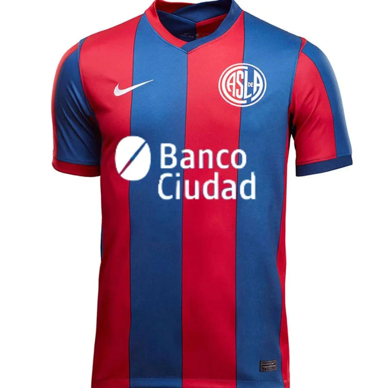 Camisa San Lorenzo I 21/22 - Nike Torcedor Masculina - Azul e Vermelha