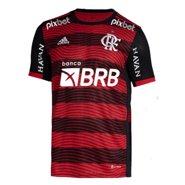 Camisa Flamengo I 22/23 com Patrocínio - Adidas Torcedor Masculina