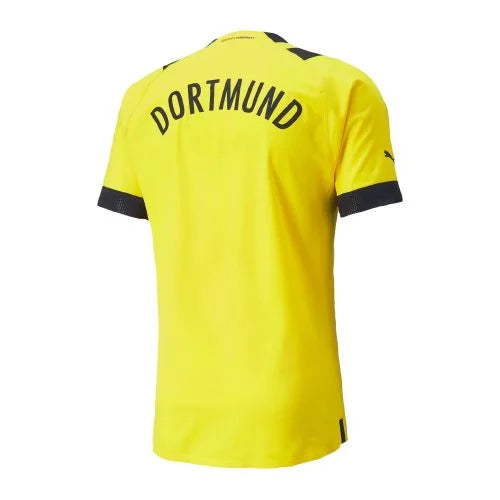 Camisa Borussia Dortmund Home 22/23 Torcedor Masculina Amarela e Preta