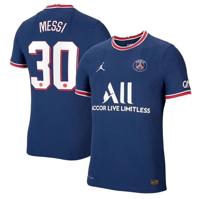 Camisa PSG 21/22 - Jordan Torcedor Masculina Personalizada MESSI Nº30