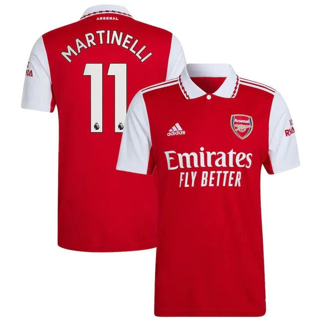 Camisa Arsenal I 22/23 - Adidas Torcedor Masculina  Personalizada Martinelli Nº11