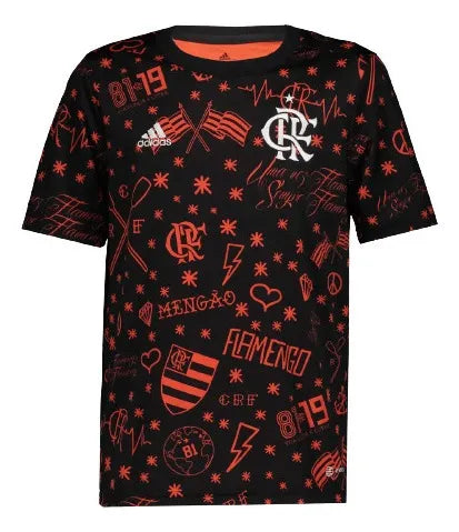 Camisa Flamengo Pré Jogo 22/23 - Adidas Torcedor Masculina