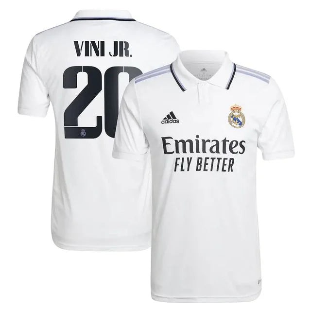 Camisa Real Madrid 22/23 - Adidas Torcedor Masculina Personalizada VINI JR. Nº20